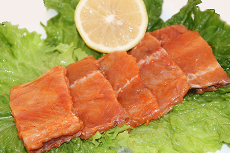 調(diào)味三文魚(yú)排